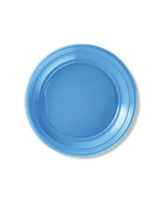90 Piatti Piani Riutilizzabili Celeste| Aristea