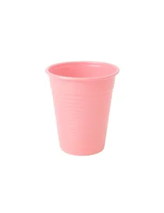 200 Bicchieri in Plastica Rosa da 200 ml