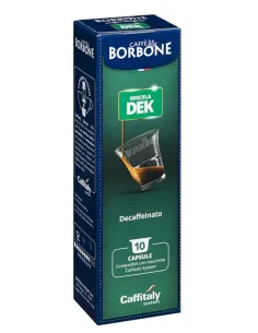 10 Capsule Caffitaly®* - Miscela Dek Caffè Borbone