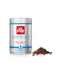 Caffè in Grani tostato DECAFFEINATO illy 250 gr