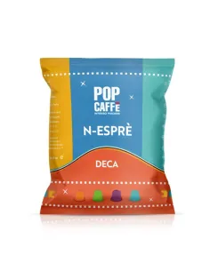 100 Capsule Nespresso N-Esprè Pop Caffè Miscela 4 Decaffeinata