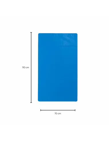 POSTE - 100 Sacchetti - 70x110 - Raccolta Differenziata Celeste - 110 Litri
