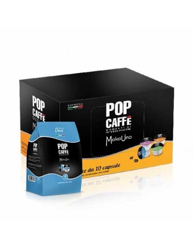 Capsule Uno System Pop Caffè MokaUno One Deca .4 (Buste da 10)