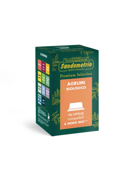 16 Capsule A modo mio Sandemetrio Agrumi Bio