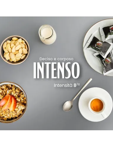 50 Capsule Nespresso Vergnano Compostabili Miscela Intenso