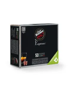 50 Capsule Nespresso Vergnano Compostabili Miscela Intenso