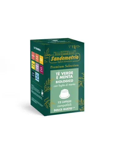 TÈ VERDE MENTA 12 CAPSULE COMPATIBILI NESCAFÈ DOLCE GUSTO ®*