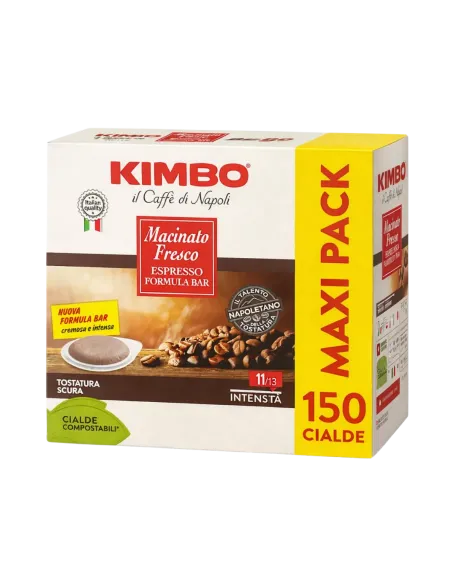 150 Cialde Kimbo Miscela Macinato Fresco