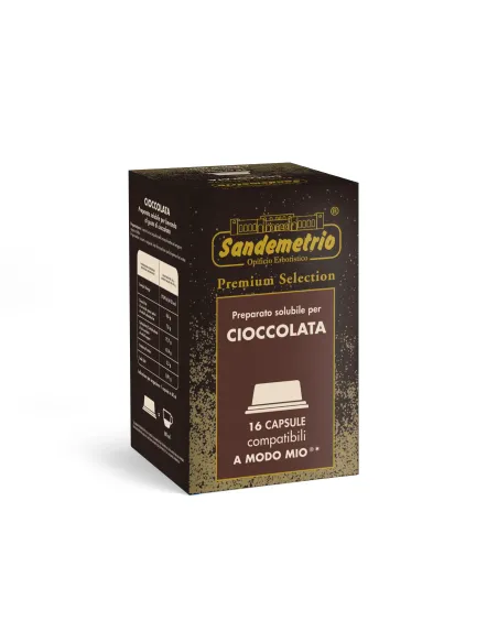16 Capsule A modo mio Sandemetrio Cioccolato Cremosa