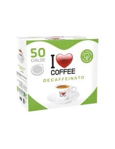50 Cialde I Love Coffee Miscela Decaffeinato
