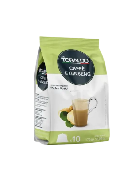 10 Capsule Nescafè Dolce Gusto Caffè Toraldo Caffè e Ginseng