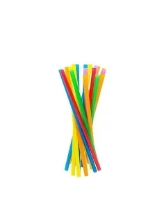 1000 Cannucce Colorate Corte- 13cm