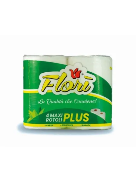 4 Rotoli Carta Igienica Plus - Goffrata