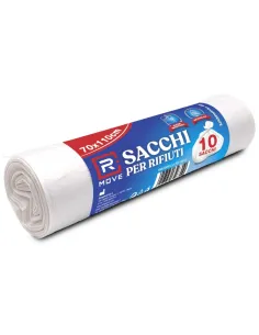 10 Sacchi Differenziata 70x110 | Trasparenti