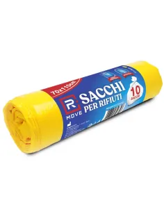 10 Sacchi Differenziata 70x110 | Giallo