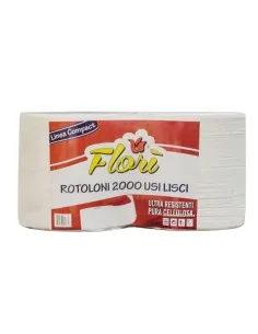 Bobine di Carta 2000 Strappi - per Uso Professionale - 4 KG Top Clean