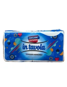 Tovaglioli Monovelo In Tavola | Bianchi - 80 Pezzi