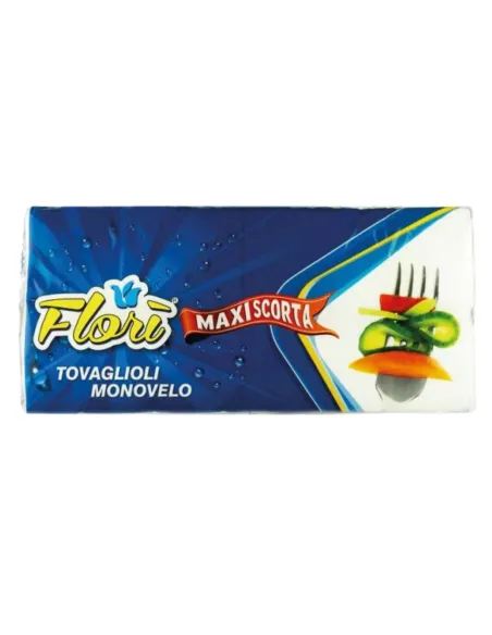 Tovaglioli Monovelo Florì| Bianchi - 110 Pezzi