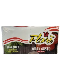 Tovaglioli Doppio Velo Florì| Bianchi - 80 Pezzi