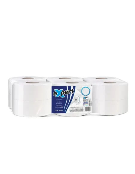 12 Rotoli Carta Igienica Jumbo Mini Idrosulubile