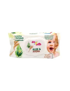 72 pz Salviette Aloe e Avena -