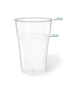 50 Bicchieri Plastica SemiRigida Kristal da 350 ml - ILIP - Eleganza e Resistenza