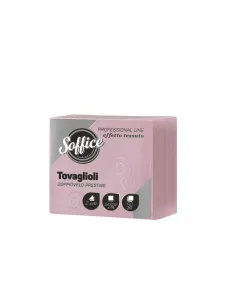 50 Tovaglioli Rosa 24x24 cm – 2 Veli Doppio Velo Prestige | Effetto Tessuto Professionale
