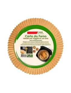 50 Fogli Carta da Forno per Friggitrice ad Aria in Foglio Tonda 16x4