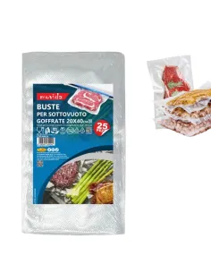 25 Sacchetti Sottovuoto 20x40 | Goffrate