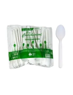 50 Cucchiaini Monouso Biodegradabili CPLA - Sostenibilità e Praticità