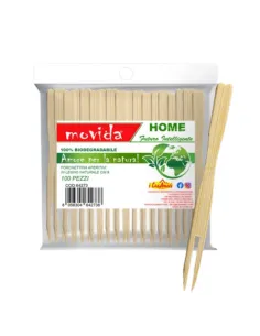 Forchettine Aperitivo Doppia Punta in Legno - 100 Pezzi