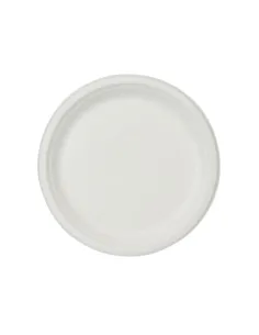 20 Piatti Piani in Polpa di Cellulosa 23 cm - Eco-Friendly e Pratici