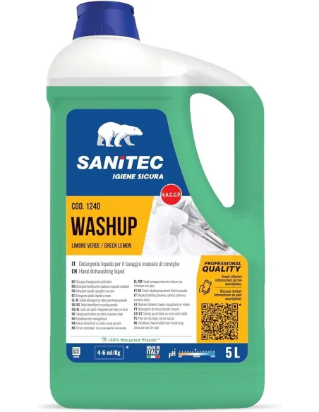 SANITEC - WashUp Lavapiatti Limone Verde 5L