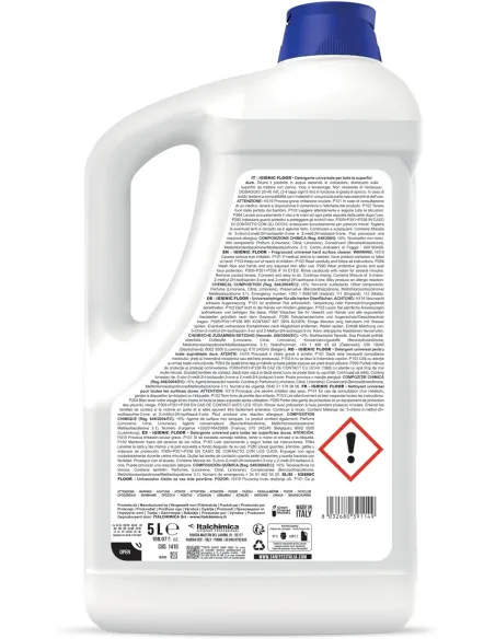 SANITEC - Igienic Floor Menta e Limone 5L Detergente concentrato per pavimenti