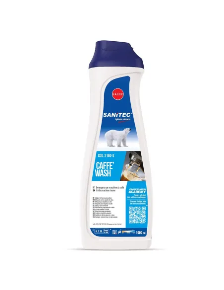 SANITEC - Caffè Wash 1000ML Detergente Alcalino per Macchine da Caffè Professionali