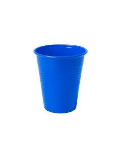 50 Bicchieri in Plastica Blu da 200 ml