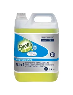 Svelto 2 in 1 Detergente Lavastoviglie con Brillantante (5LT HACCP)
