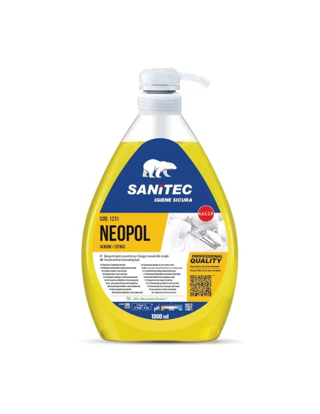 SANITEC Detergente gel lavapiatti ultra concentrato NEOPOL