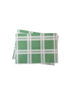 Tovagliette in Foglio Verde a Scacchi 30x40 - 500 Pezzi