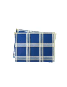 Tovagliette in Foglio Blu a Scacchi 30x40 - 500 Pezzi