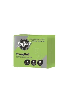 50 Tovaglioli Verde Lime 24x24 cm – 2 Veli Doppio Velo Prestige | Effetto Tessuto Professionale