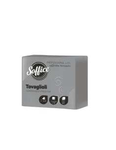50 Tovaglioli Grigi 24x24 cm – 2 Veli Doppio Velo Prestige | Effetto Tessuto Professionale