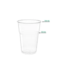 50 Bicchieri Plastica SemiRigida Kristal da 200 ml - ILIP - Eleganza e Resistenza