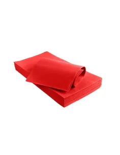 25 Pezzi Tovaglie in TNT 100x100cm Rosso