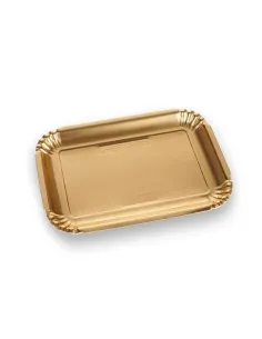 Vassoio|Navetta in Cartone da 10 kg Oro - Misura 5 (32x24)