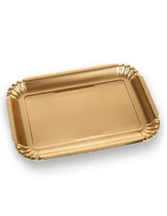 Vassoio|Navetta in Cartone da 10 kg Oro - Misura 10 (52x38)