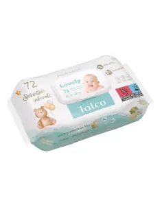 72 pz Salviette Talco Ecore