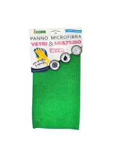 Panno in Microfibra | 40 x 40 Verde - Pulizia Vetri