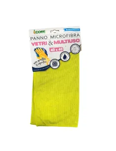 Panno in Microfibra | 40 x 40 Giallo - Pulizia Vetri