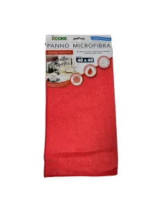 Panno in Microfibra | 40 x 40 Rosso - Pulizia Superfici